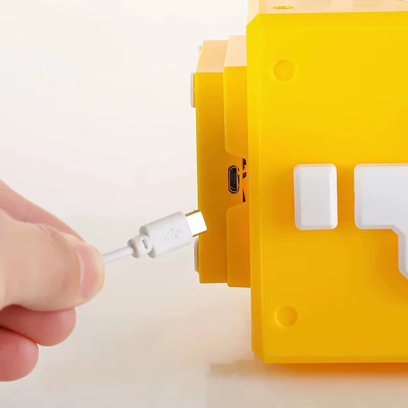 HOMEFISH LED Question Mark Night Light with Music Anime Peripheral Children'S Bedroom Bedside Lamp USB Rechargeable Gift